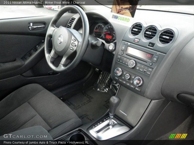 Winter Frost White / Charcoal 2011 Nissan Altima Hybrid