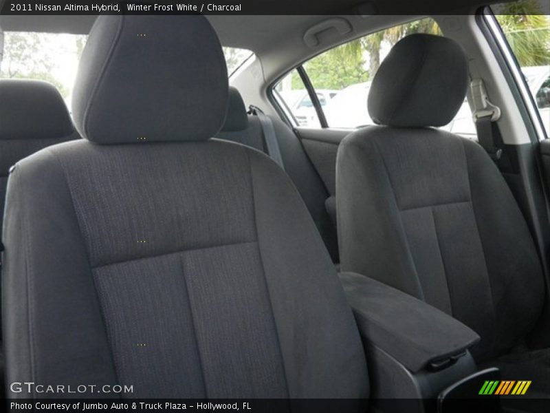 Winter Frost White / Charcoal 2011 Nissan Altima Hybrid