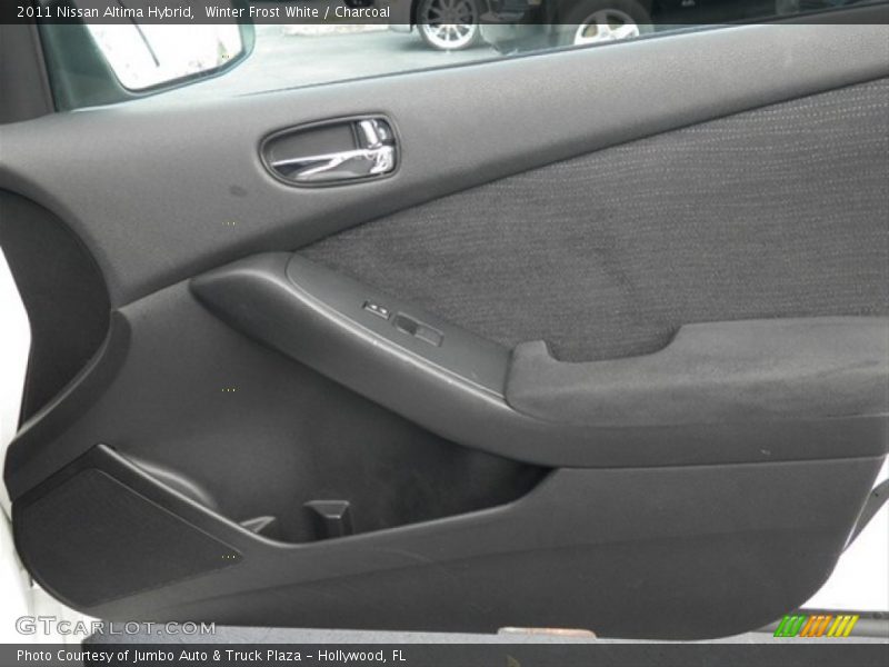 Winter Frost White / Charcoal 2011 Nissan Altima Hybrid