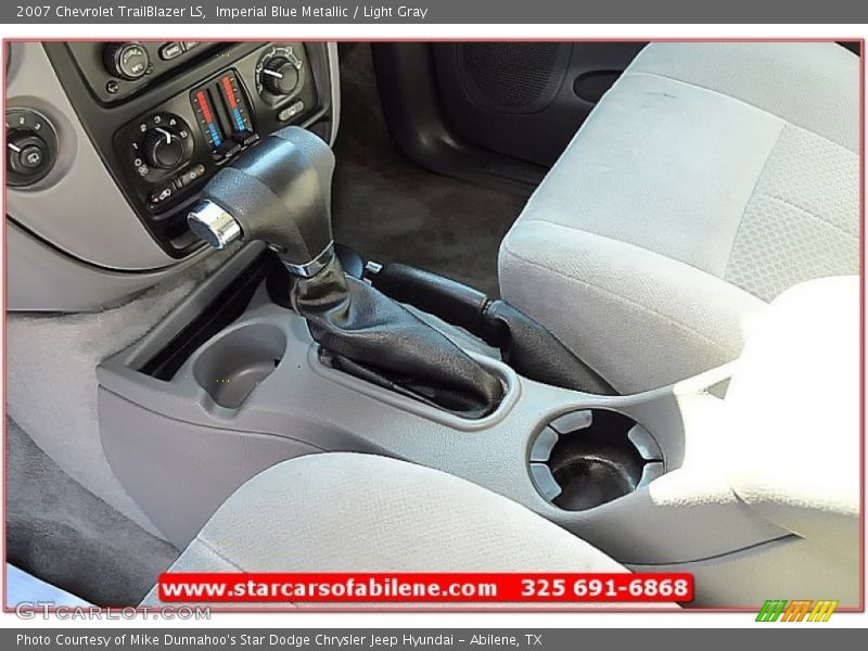 Imperial Blue Metallic / Light Gray 2007 Chevrolet TrailBlazer LS