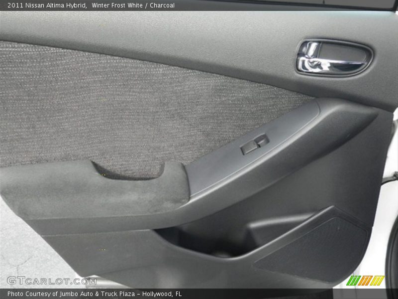 Winter Frost White / Charcoal 2011 Nissan Altima Hybrid