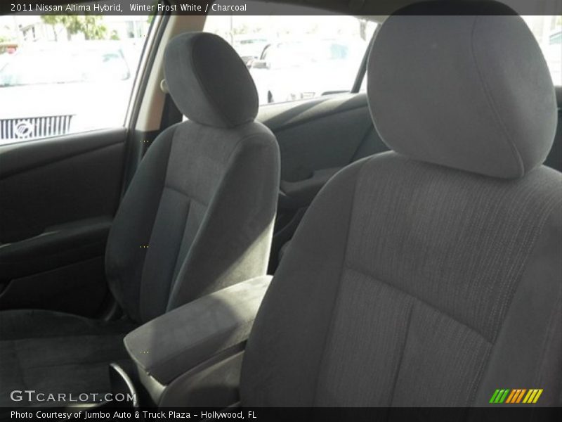 Winter Frost White / Charcoal 2011 Nissan Altima Hybrid