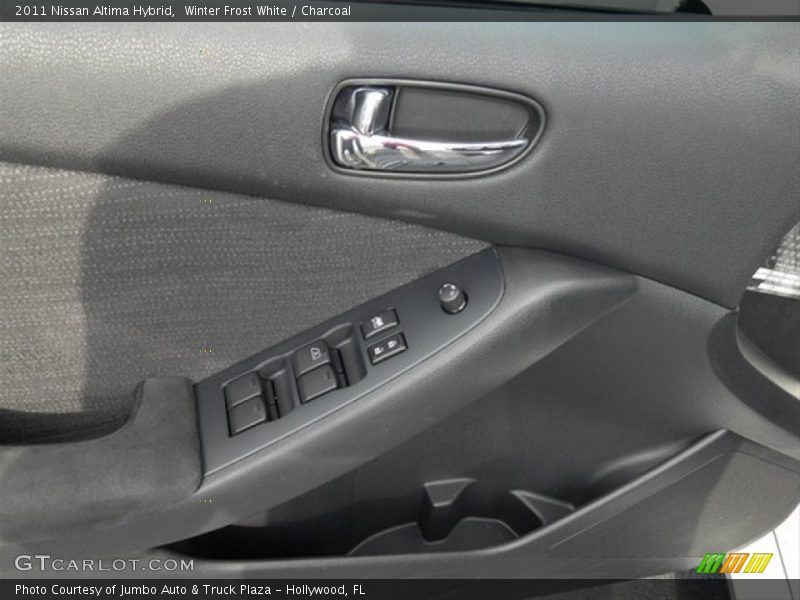 Winter Frost White / Charcoal 2011 Nissan Altima Hybrid