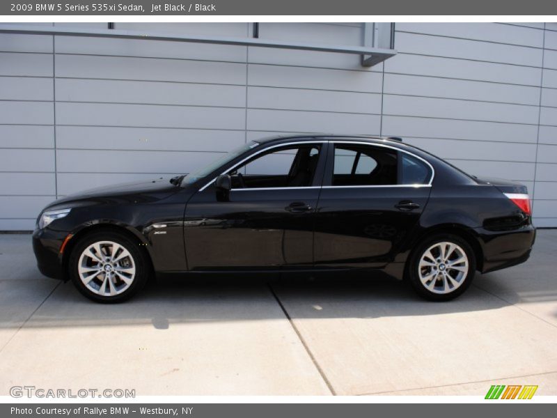 Jet Black / Black 2009 BMW 5 Series 535xi Sedan