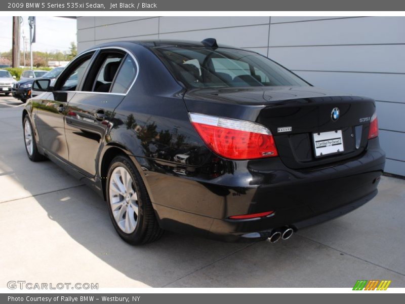 Jet Black / Black 2009 BMW 5 Series 535xi Sedan