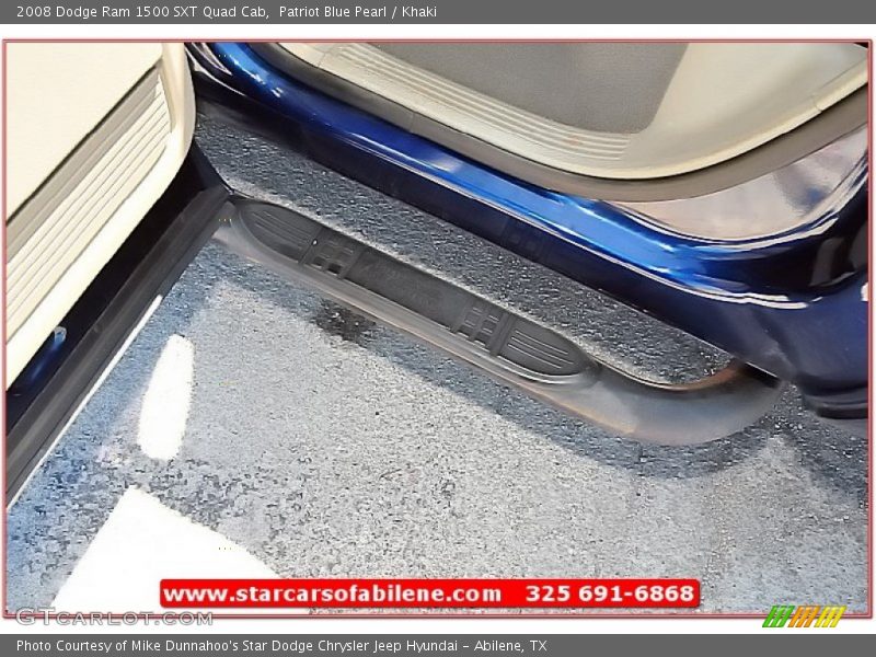 Patriot Blue Pearl / Khaki 2008 Dodge Ram 1500 SXT Quad Cab