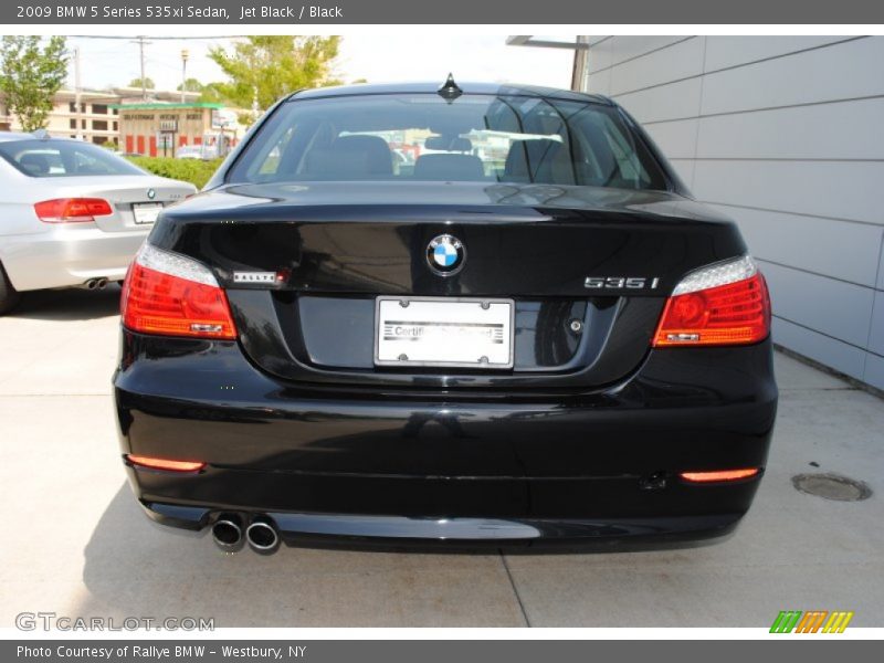 Jet Black / Black 2009 BMW 5 Series 535xi Sedan