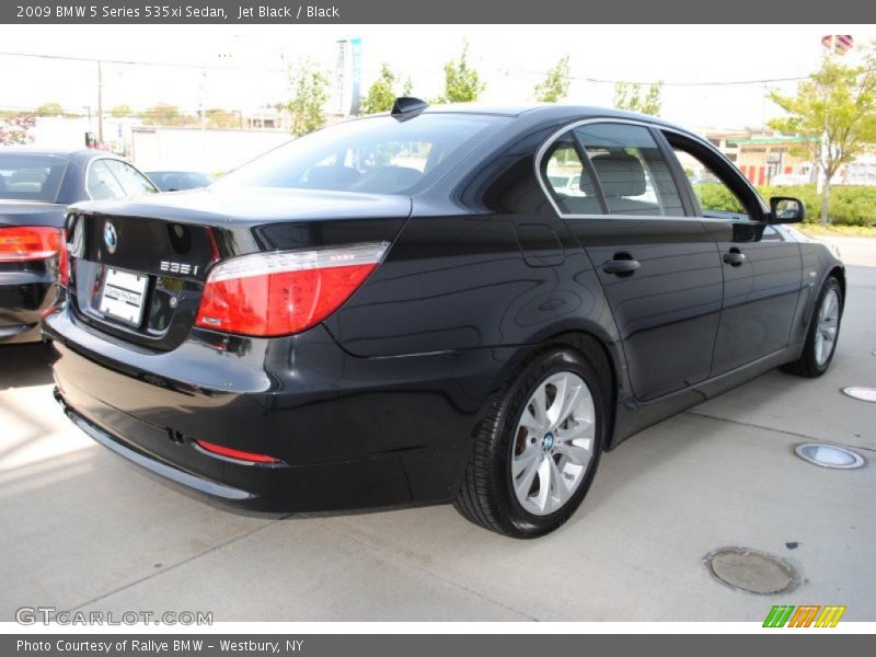 Jet Black / Black 2009 BMW 5 Series 535xi Sedan