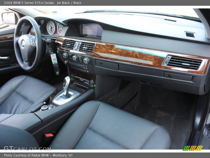Jet Black / Black 2009 BMW 5 Series 535xi Sedan