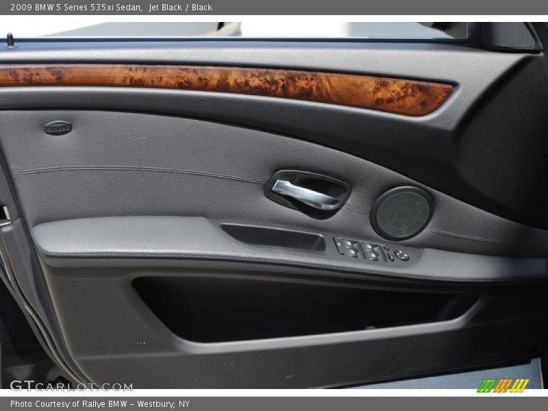 Jet Black / Black 2009 BMW 5 Series 535xi Sedan