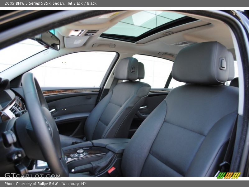 Jet Black / Black 2009 BMW 5 Series 535xi Sedan