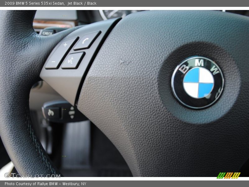 Jet Black / Black 2009 BMW 5 Series 535xi Sedan