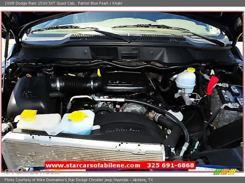Patriot Blue Pearl / Khaki 2008 Dodge Ram 1500 SXT Quad Cab