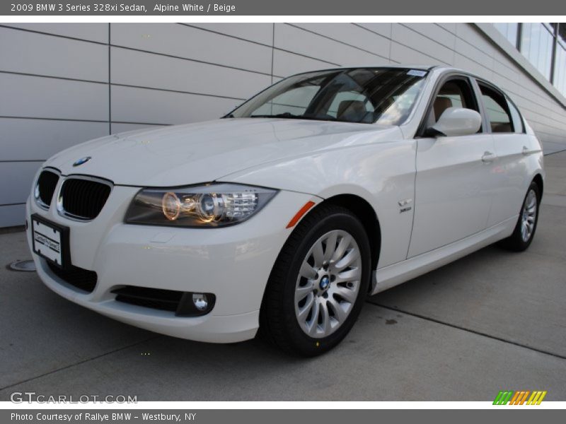 Alpine White / Beige 2009 BMW 3 Series 328xi Sedan