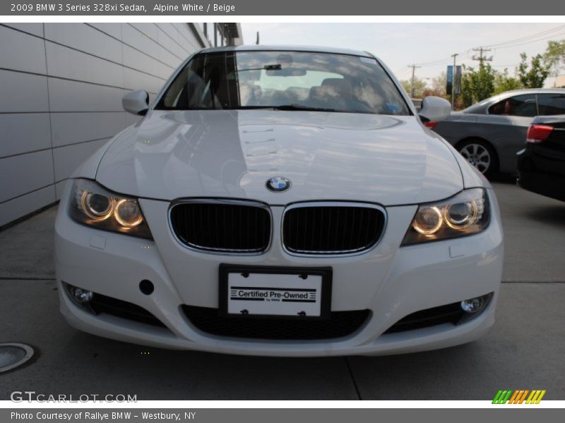 Alpine White / Beige 2009 BMW 3 Series 328xi Sedan