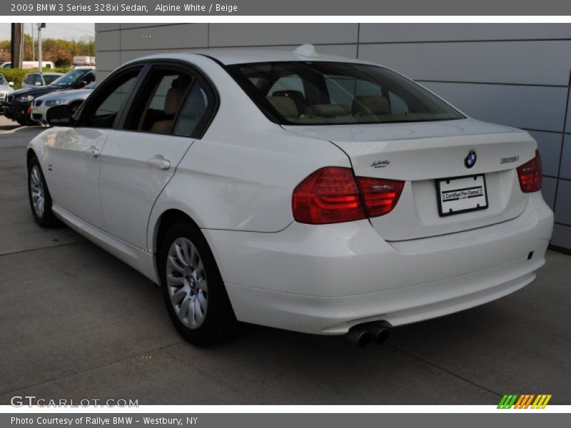 Alpine White / Beige 2009 BMW 3 Series 328xi Sedan
