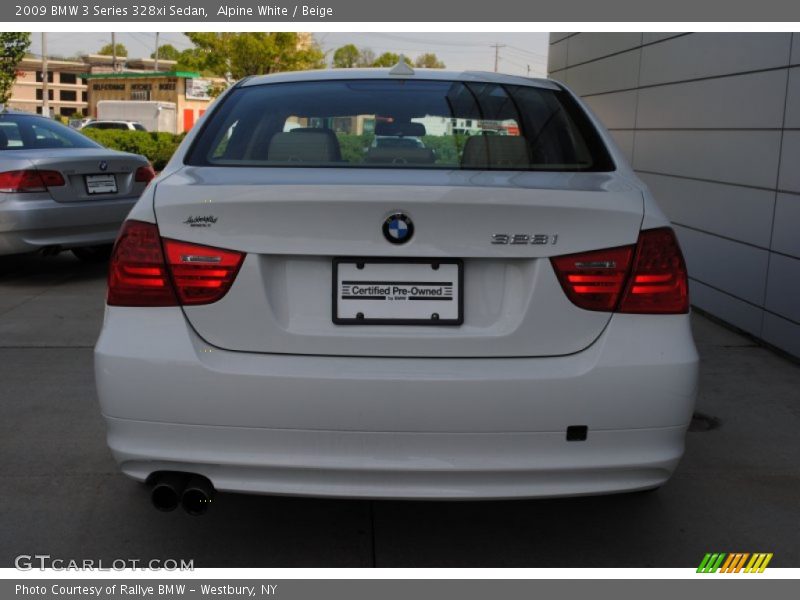 Alpine White / Beige 2009 BMW 3 Series 328xi Sedan