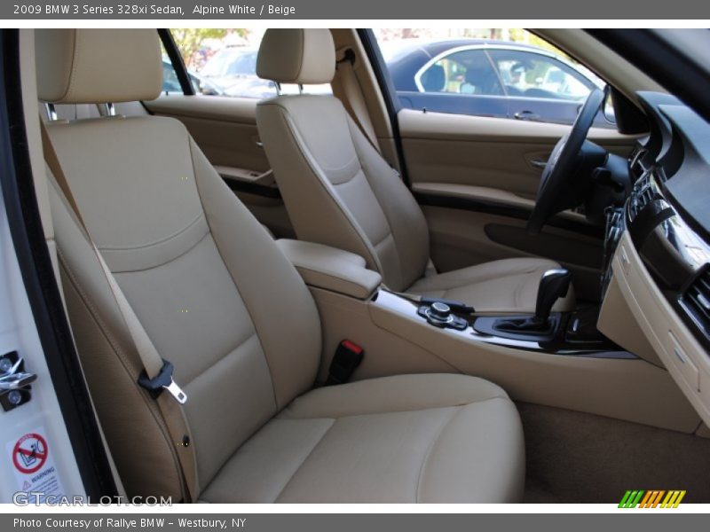 Alpine White / Beige 2009 BMW 3 Series 328xi Sedan