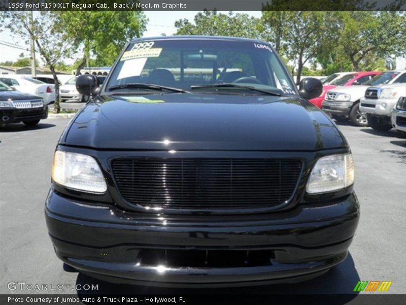 Black / Medium Graphite 1999 Ford F150 XLT Regular Cab