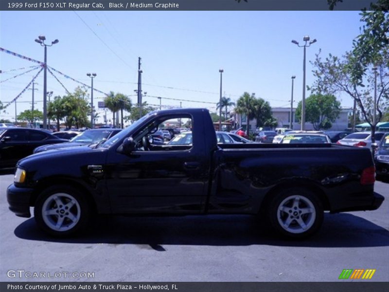 Black / Medium Graphite 1999 Ford F150 XLT Regular Cab
