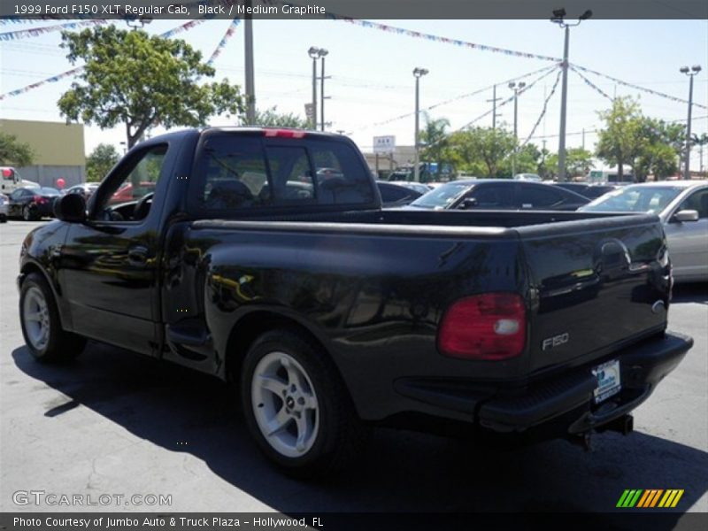 Black / Medium Graphite 1999 Ford F150 XLT Regular Cab