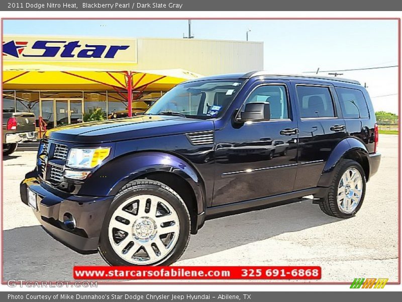 Blackberry Pearl / Dark Slate Gray 2011 Dodge Nitro Heat