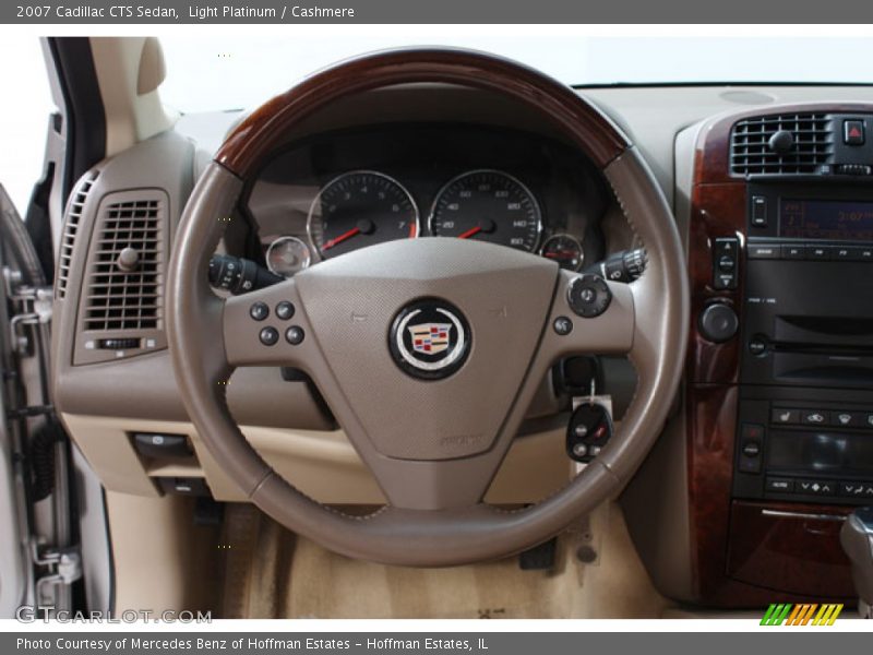 Light Platinum / Cashmere 2007 Cadillac CTS Sedan