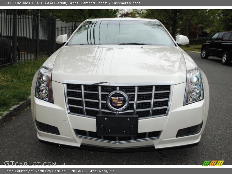 White Diamond Tricoat / Cashmere/Cocoa 2012 Cadillac CTS 4 3.0 AWD Sedan