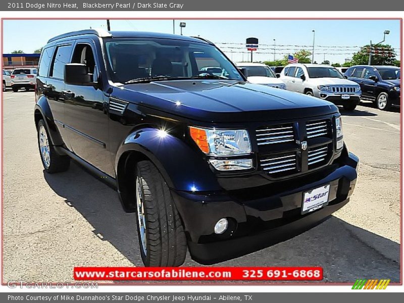 Blackberry Pearl / Dark Slate Gray 2011 Dodge Nitro Heat