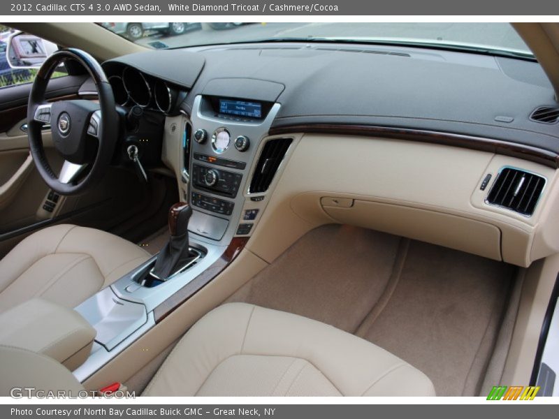 White Diamond Tricoat / Cashmere/Cocoa 2012 Cadillac CTS 4 3.0 AWD Sedan