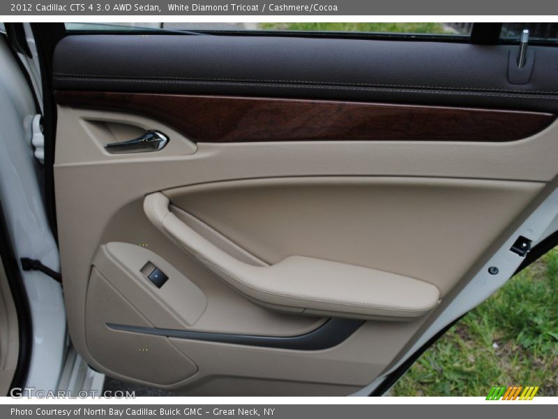 White Diamond Tricoat / Cashmere/Cocoa 2012 Cadillac CTS 4 3.0 AWD Sedan