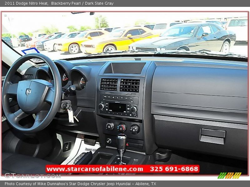 Blackberry Pearl / Dark Slate Gray 2011 Dodge Nitro Heat