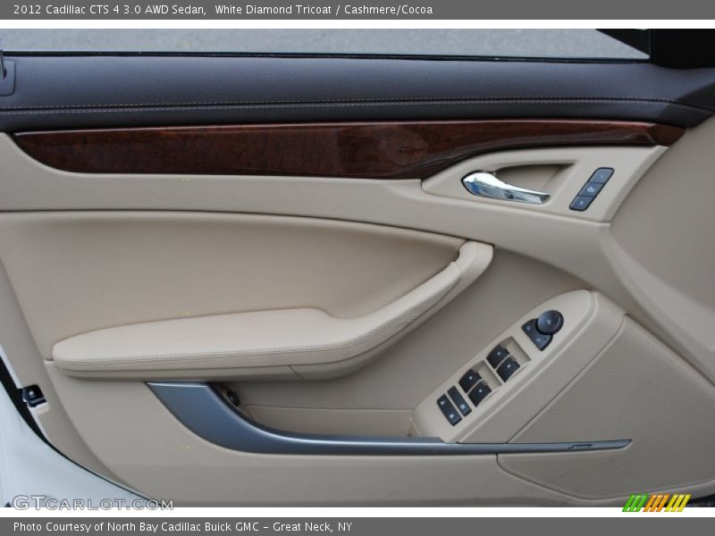 White Diamond Tricoat / Cashmere/Cocoa 2012 Cadillac CTS 4 3.0 AWD Sedan
