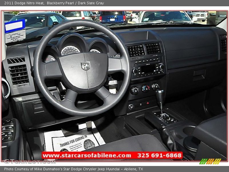 Blackberry Pearl / Dark Slate Gray 2011 Dodge Nitro Heat