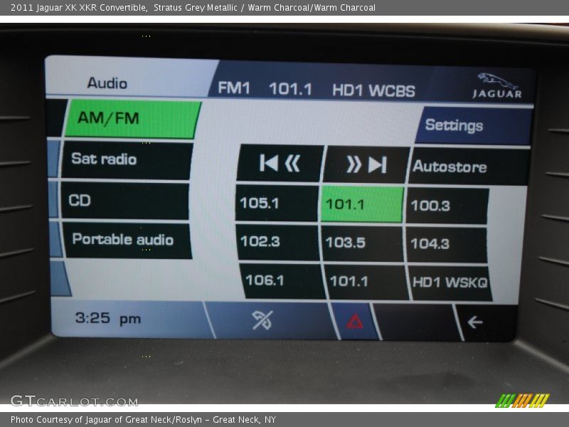 Controls of 2011 XK XKR Convertible