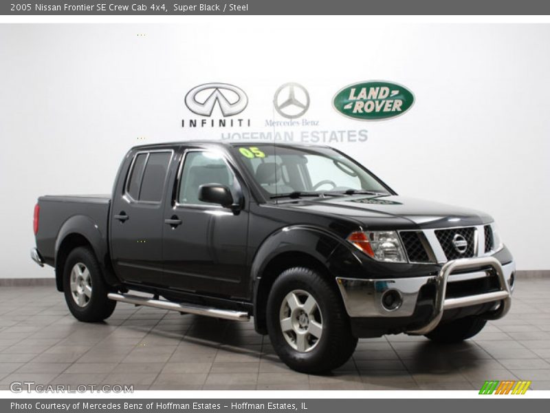 Super Black / Steel 2005 Nissan Frontier SE Crew Cab 4x4