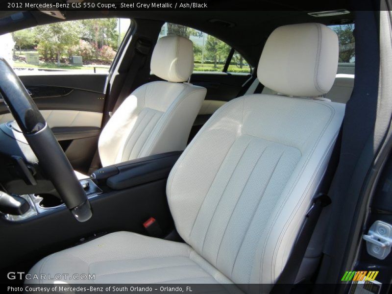 Steel Grey Metallic / Ash/Black 2012 Mercedes-Benz CLS 550 Coupe