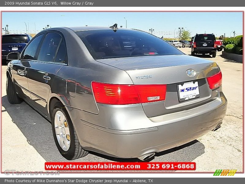 Willow Gray / Gray 2009 Hyundai Sonata GLS V6