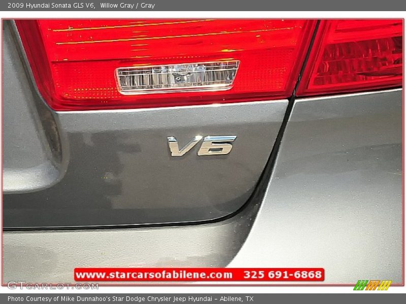Willow Gray / Gray 2009 Hyundai Sonata GLS V6