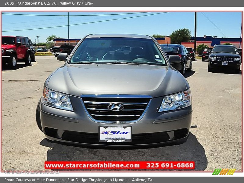 Willow Gray / Gray 2009 Hyundai Sonata GLS V6