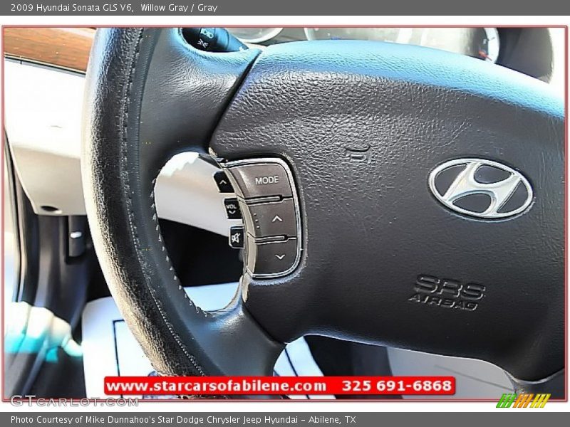 Willow Gray / Gray 2009 Hyundai Sonata GLS V6