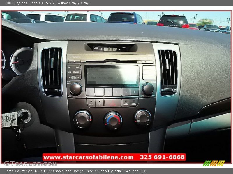 Willow Gray / Gray 2009 Hyundai Sonata GLS V6