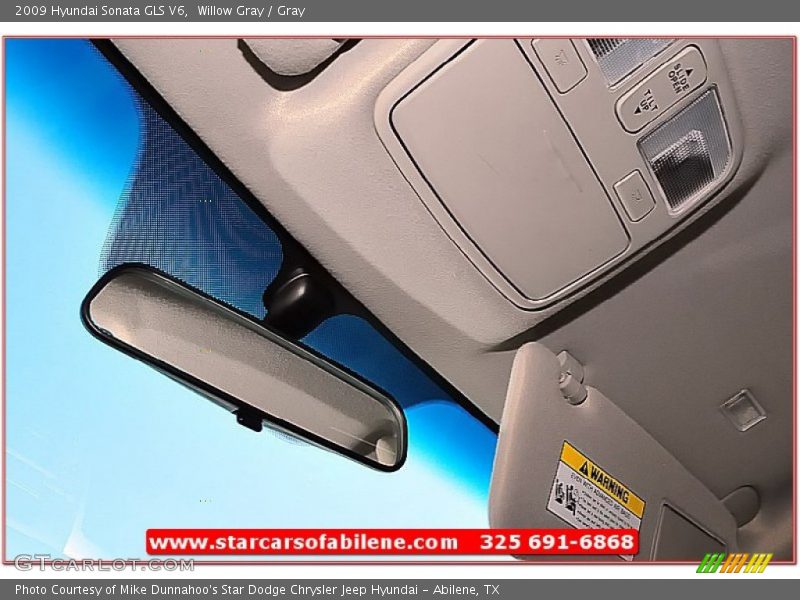 Willow Gray / Gray 2009 Hyundai Sonata GLS V6