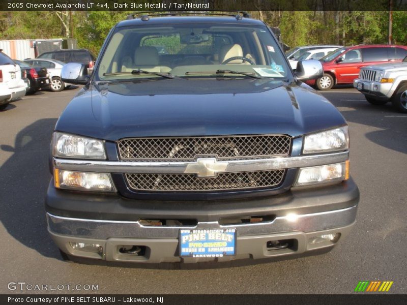 Dark Blue Metallic / Tan/Neutral 2005 Chevrolet Avalanche LT 4x4
