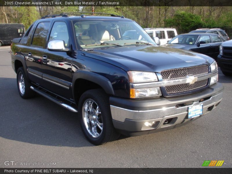 Dark Blue Metallic / Tan/Neutral 2005 Chevrolet Avalanche LT 4x4