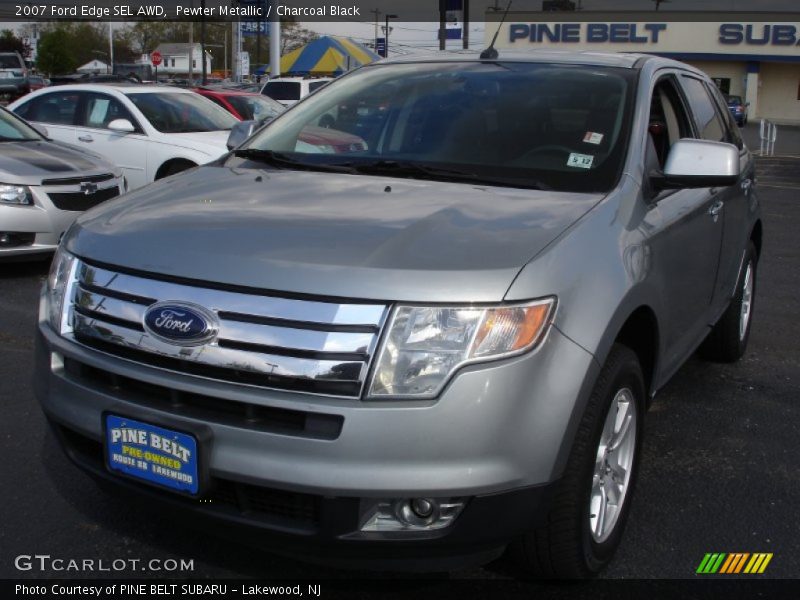 Pewter Metallic / Charcoal Black 2007 Ford Edge SEL AWD