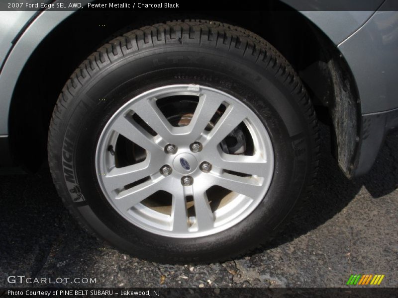 Pewter Metallic / Charcoal Black 2007 Ford Edge SEL AWD