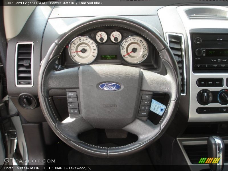 Pewter Metallic / Charcoal Black 2007 Ford Edge SEL AWD