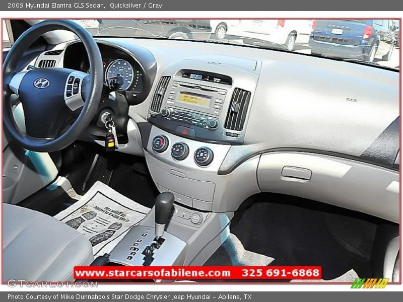 Quicksilver / Gray 2009 Hyundai Elantra GLS Sedan