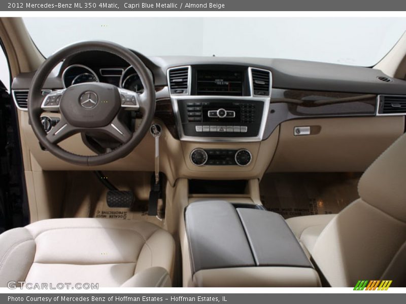 Capri Blue Metallic / Almond Beige 2012 Mercedes-Benz ML 350 4Matic